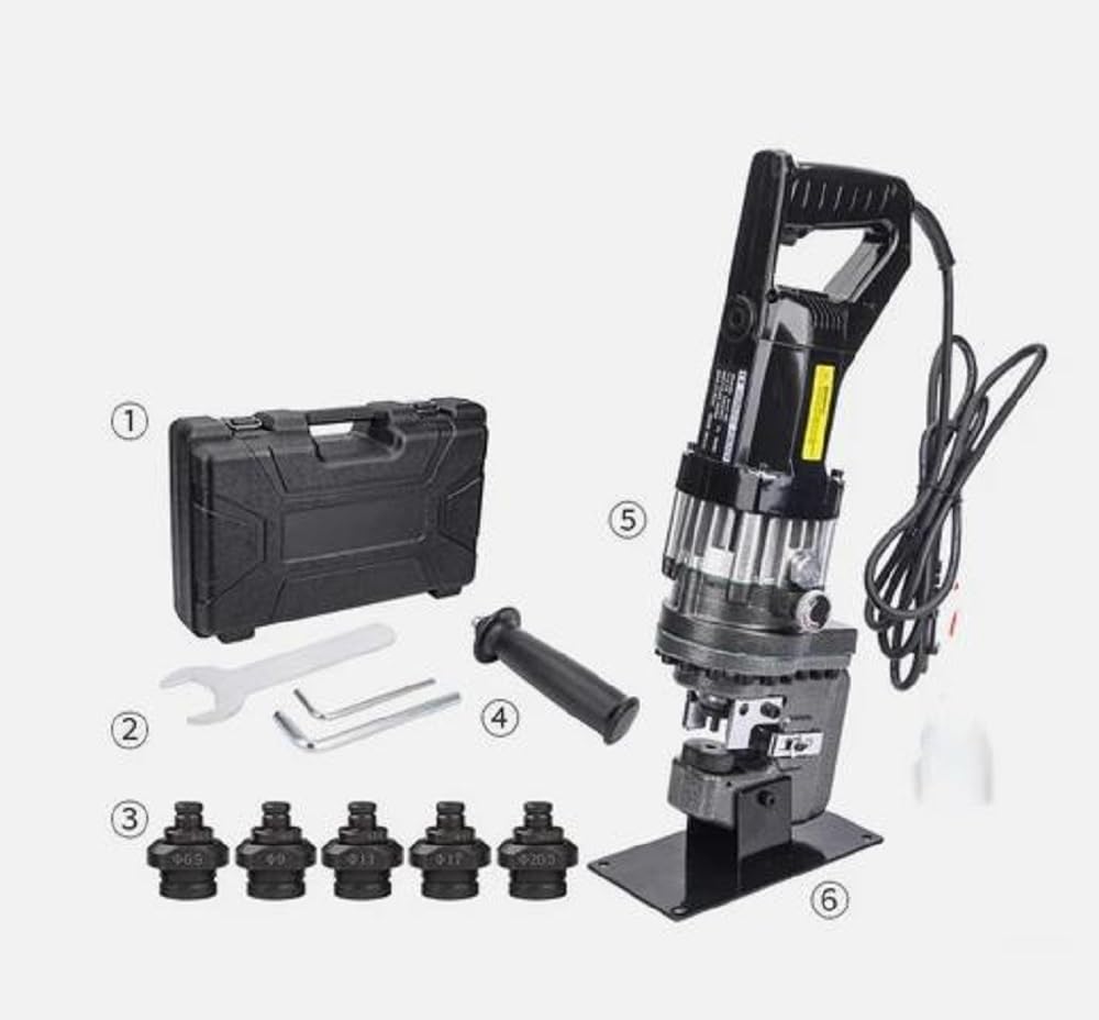 1300W Electric Hydraulic Punching Machine Angle Iron Channel Steel Punching Tool