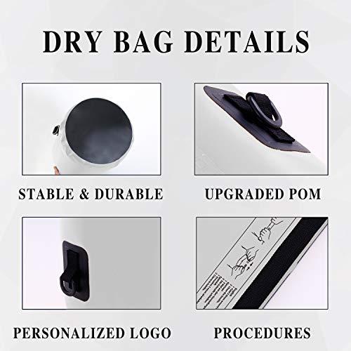 Image of IDRYBAG Dry Bags for Kayaking, Paddleboarding Travel; 2L /5L /10L /15L /20L; Waterproof, Floating, Dry Sack; Perfect for Hiking, Camping, Trekking, Fishing