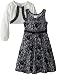 Bonnie Jean Big Girls' Lace Fit and Flare Dress with Sweater