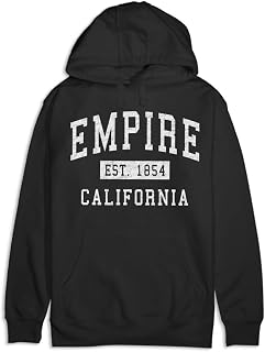 Hometown Apparel Empire California Classic Established Premium Cotton Hoodie