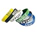NewSilkRoad League of Legends Top Jungle Adc Mid Support Silicone Bracelet Wristband (6PCS)