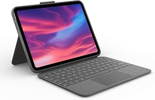 Logitech Combo Touch - Detachable Keyboard Case for iPad (10th Generation) - Spanish Layout