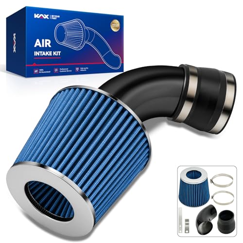 Kit admission air froid KAX augmente le flux d'air BMW 330i bleu