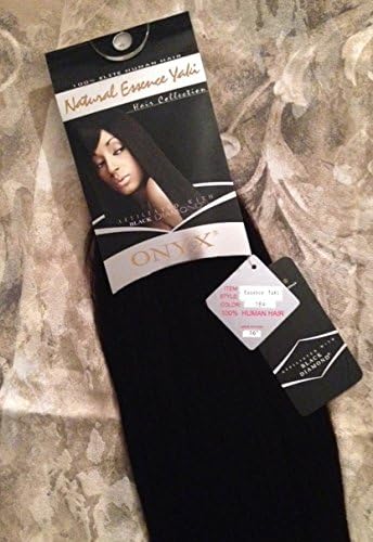 ONYX 100% Elite Human Hair, Natural Essence Yaki 16" Off Black