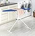 Whitmor T-Leg Ironing Board with Cover and Pad, Blue