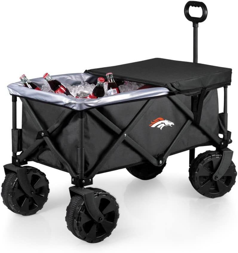 PICNIC TIME NFL Adventure Wagon Elite All-Terrain Portable Utility Wagon