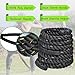 INTSUPERMAI Battle Rope 50 Feet Fitness Gym Power Training Battle Rope Poly Dacron Heavy Climbing Training Rope