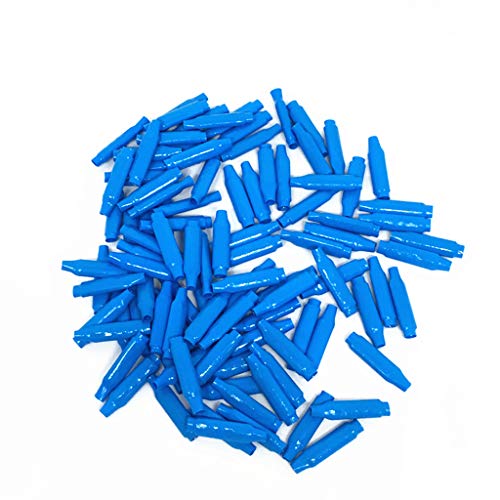 100PC Blue B Connectors Silicone Filled Wet B Wire Gel Telephone Alarm Wire Crimp Bean Type Splices for Low Voltage