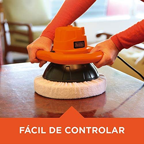 BLACK+DECKER Politriz Orbital de 10 Pol. (254mm) 3.200 RPM e 120W 220V KP12K