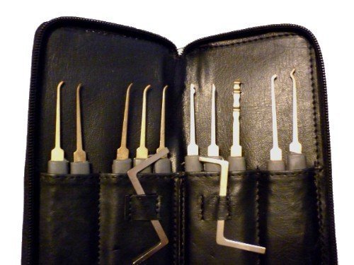 GOSO 24 Piece Lock Pick Set Geocaching Lockpicking Dietriche Schloesser knacken Picks Cover