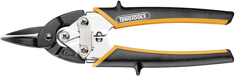 Teng Tools 7 Inch Straight/Left Cut Aviation Tin Snip Pliers - 494-7N