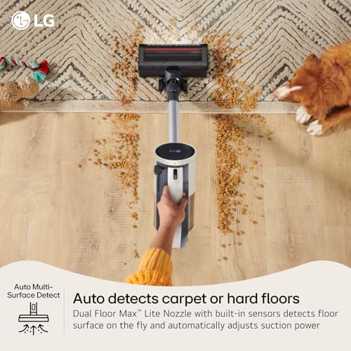 LG Cordzero Q3 Cordless Stick Vacuum Cleaner, Graphite Color, with LED Crevice Tool, Auto Multi-Surface Detect, Dual Floor Max Lite Nozzle by LG - Image 3