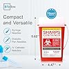 Sharps Container Small - Sharps Containers for Home Use and Labs - Portable Needle Disposal and Travel Size Biohazard Bin - 1 Quart (Pack of 1) #2