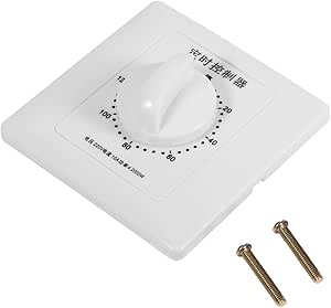 AC 220V 30/60/120 Min Countdown Timer Wall Switch for Bathroom Fan ...