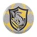 Harry Potter Hufflepuff Plaid Sigil Pinback Button Pin