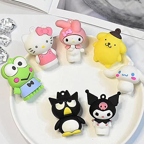 7Pcs Cute Anime Cake Topper Set, Kawaii Anime Figure,Anime Theme Party Decoration Supplies,Gift For Anime Fans Or Friends #TOP3