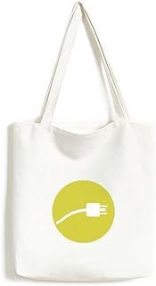 Cabo de carregamento amarelo padrão sacola sacola sacola sacola de compras bolsa casual bolsa de compras