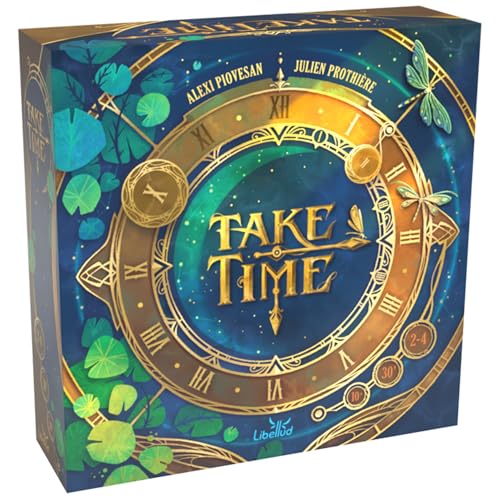 Image of Asmodee Take Time Board Game - Cooperative Puzzle & Strategy Game with 40 Unique Challenges, Family Fun for Kids & Adults, Ages 10+, 1-4 Players, Minute Playtime