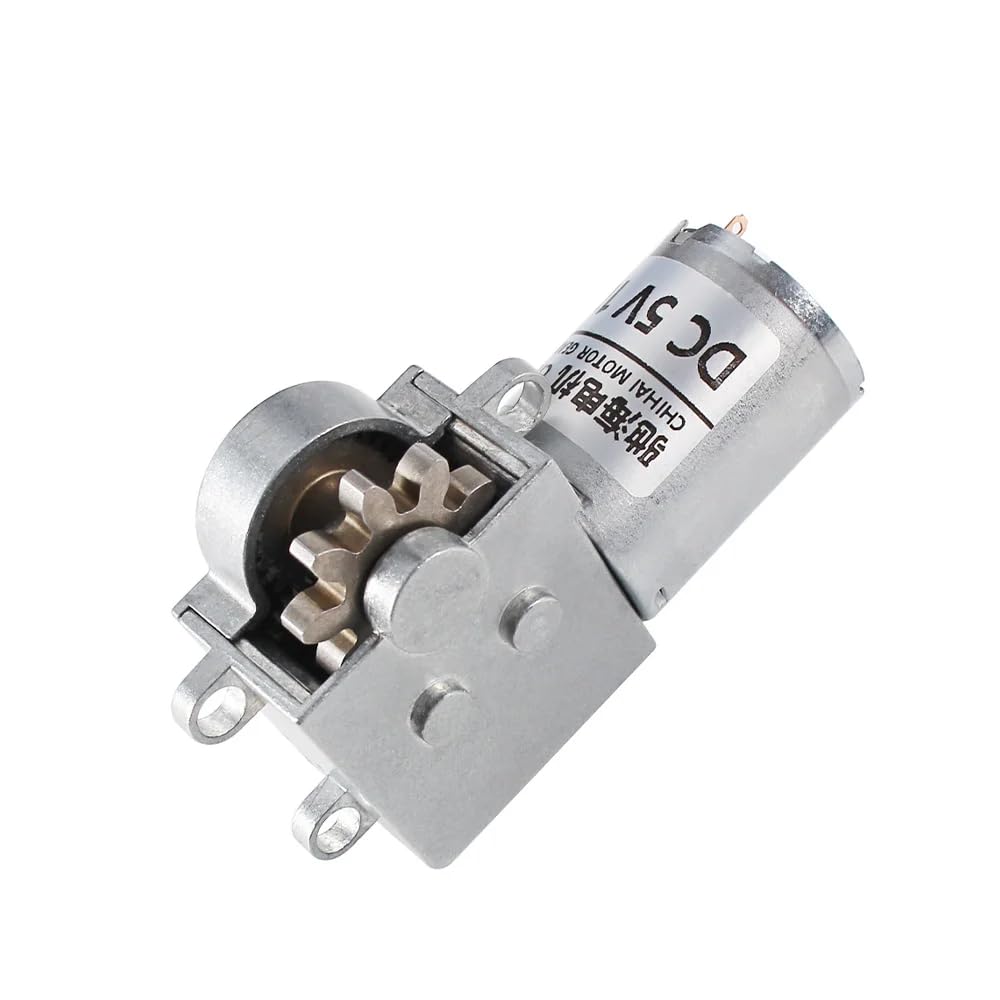 Motor de CC con Engranaje Helicoidal, Motor Reductor de Engranaje Giratorio de 9 Dientes, Motor de Poco Ruido