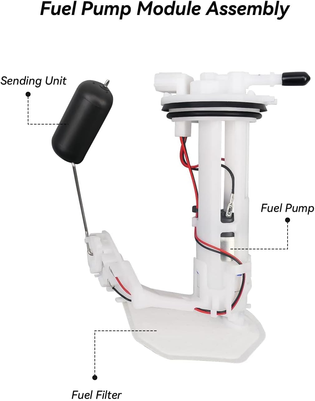 16700-Z37-003 Gas Fuel Pump Module Assembly with Sending Unit Fit for Honda EU7000i EU7000iSN Generator