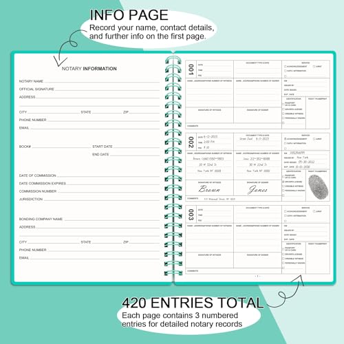 Journal de notaire CalenDream 100 g/m² de qualité supérieure
