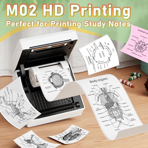Image of Phomemo Mini Printer Sticker Maker, Inkless Thermal Bluetooth Printer