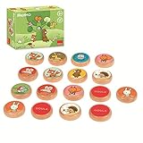 farbige Waldtiere Jumbo Spiele Goula D53435 - Memo - Tom und Seine Waldfreunde