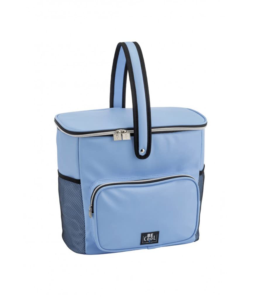 Große City Basket Kühltasche M, 33 x 18 x 30cm, ca. 17,5 Lvolumen mit Breitem Tragegriff für Picknick, Schule, Ausflüge, Reisen