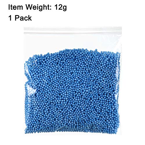 Bola de micro espuma azul de 0,1 cm para rellenar jarrones sin dejar huecos vacíos 3