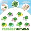 VioraWhite 98 Pcs Luminous Mini Resin Turtles Miniature Sea Turtle Glow in The Dark Cute Tiny Turtles Figurines for Crafts Doll House Garden Miniature Moss Landscape Home Cake Topper Decor (Vibrant) #3