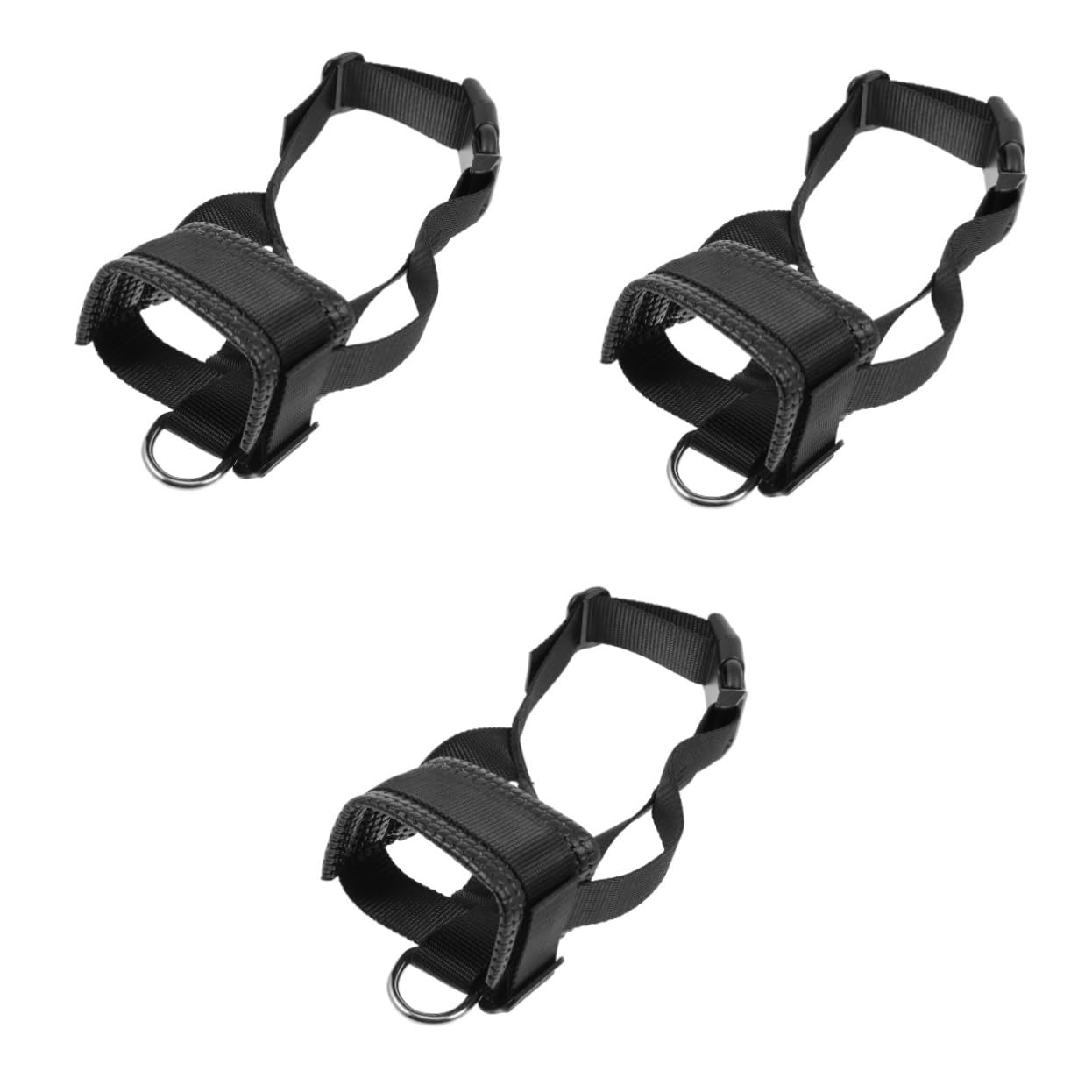 Muselière réglable pour chien BESPORTBLE lot de 3 protection respirante anti-aboiement