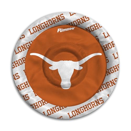 Image of YouTheFan NCAA Texas Longhorns Flimzee Bean-Bag Flying Disc