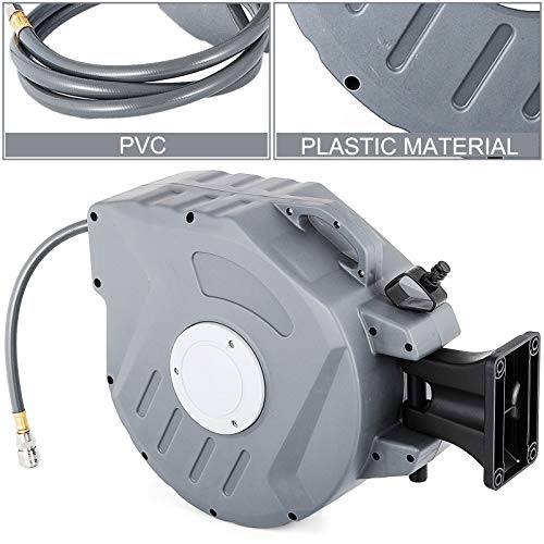 VEVOR Avvolgitubo Aria Compressa Grigio, 20 mt