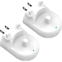 2-Pack Charger for Oral-B Electric Toothbrush, Compatible with Oral-B io4/io5/io6, Genius 8000/9000, Pro 1000/2000/3000/5000, 3709/3728/3756 | Direct Plug-in Waterproof Outlet Charger