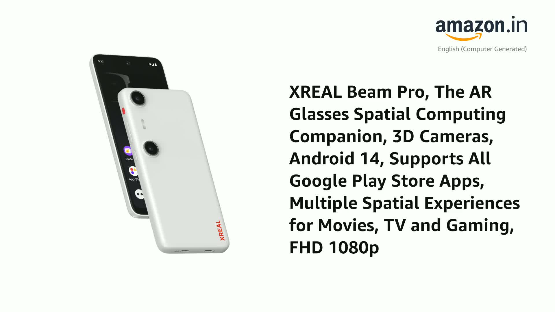 XREAL Beam Pro, The AR Glasses Spatial Computing Companion, 3D