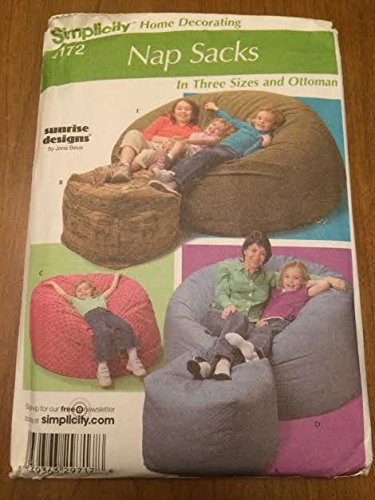Patron de couture Simplicity 4172 sac de couchage et pouf enfant