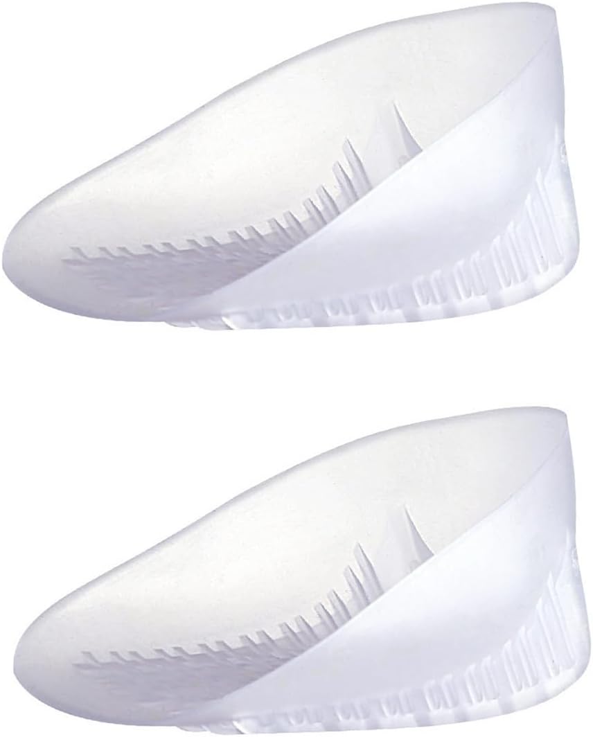 DLOSN Heavy Duty Gel Heel Cups, Cushion Insert for Shock Absorption, Plantar