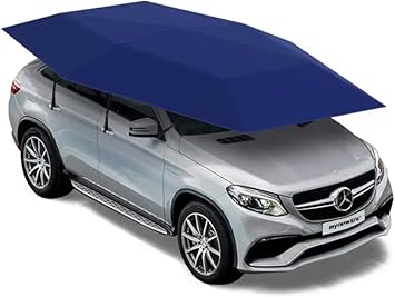 Universal Car Sun Shade Umbrella, Movable Carport, Automatically Foldable Car Canopy, Cover Tent Cloth for car, UV Protect Waterproof 181 inches Protector Windshield, Car Parasol