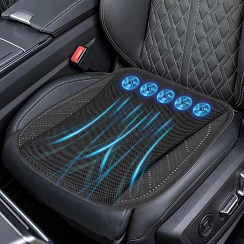 Coussin de siège auto ventilé ergonomique 3 vitesses haute performance - 6