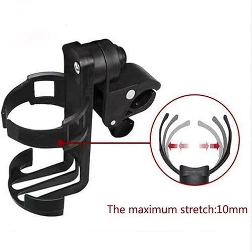 Miniatura 3 de Portavasos para scooter, soporte para botella de bicicleta con rotación de 360 grados, accesorios antideslizantes de desmontaje rápido, soporte para