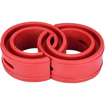 Car Rubber Shock Absorber Shock Absorber Buffer Spring Car Rubber Shock Absorber 2 Pieces Red Car Shock Absorber Buffer Spring Bumper Cushion Type A-FD
