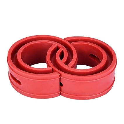 Spring Bumper Power Buffer,2pc Red Car Shock Absorber Buffer Spring Bumper Cushion Type D