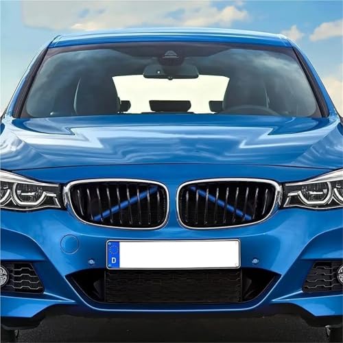 przód kratki chłodnicy Listwa ozdobna przedniego grilla samochodu pasuje do BMW F20 F22 F25 F26 F30 F32 F44 G20 G30 F07 F10 X1 F48 G11(Red Style B)