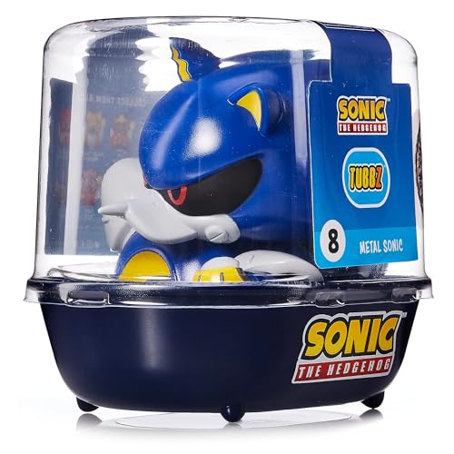 TUBBZ Primeira edição de metal Sonic boneco de vinil colecionável de borracha - Mercadoria oficial d