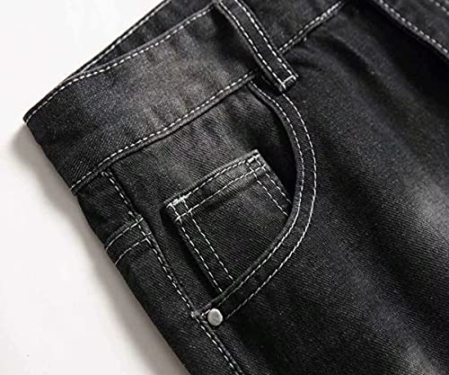 HENGAO Boy's Distressed Ripped Skinny Jeans3