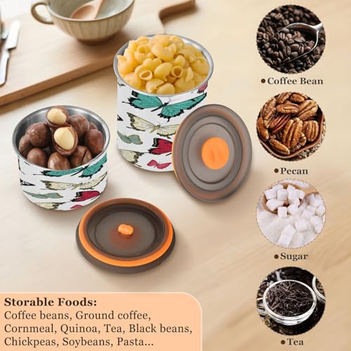 Vaso de café ATTX acero inoxidable 900ml con tapa hermética miniatura 5