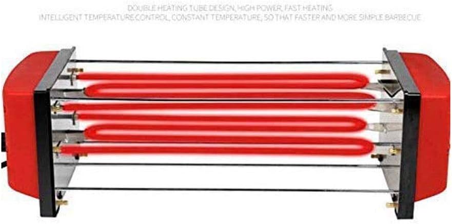 Three-layer Smokeless Barbecue，Non-Stick Cooking Surface Adjustable Temperature Knob From Warm to Sear Grilling