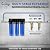 iSpring WSP2PK15 Reusable Whole House Spin Down Sediment Water Filters, Twin Pack with 100 Microns and 50 Microns Filter Sizes, Clear Housing, Lead-Free Brass