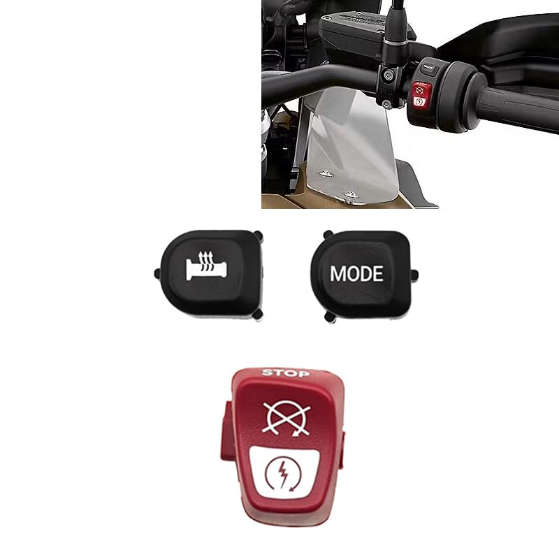 IZX for BMW R1250GS ADV Adventure R1250RS/R S1000R S1000XR F750GS F850GS ADV F900GS ADV F900R F900XR Motorcycle Combination Switch Button Cover Accessories (3, Right)