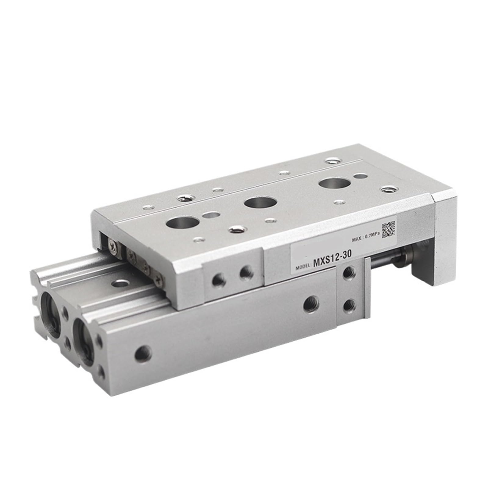 Vérin pneumatique HLQ6X50S avec guide coulissant double tige